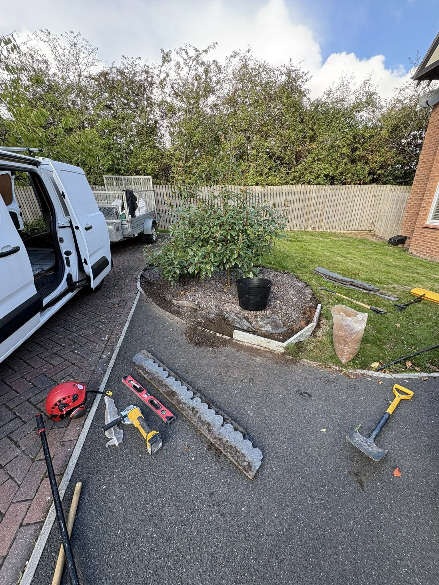 Garden landscaping in Bromsgrove by Yew Tree Garden Services