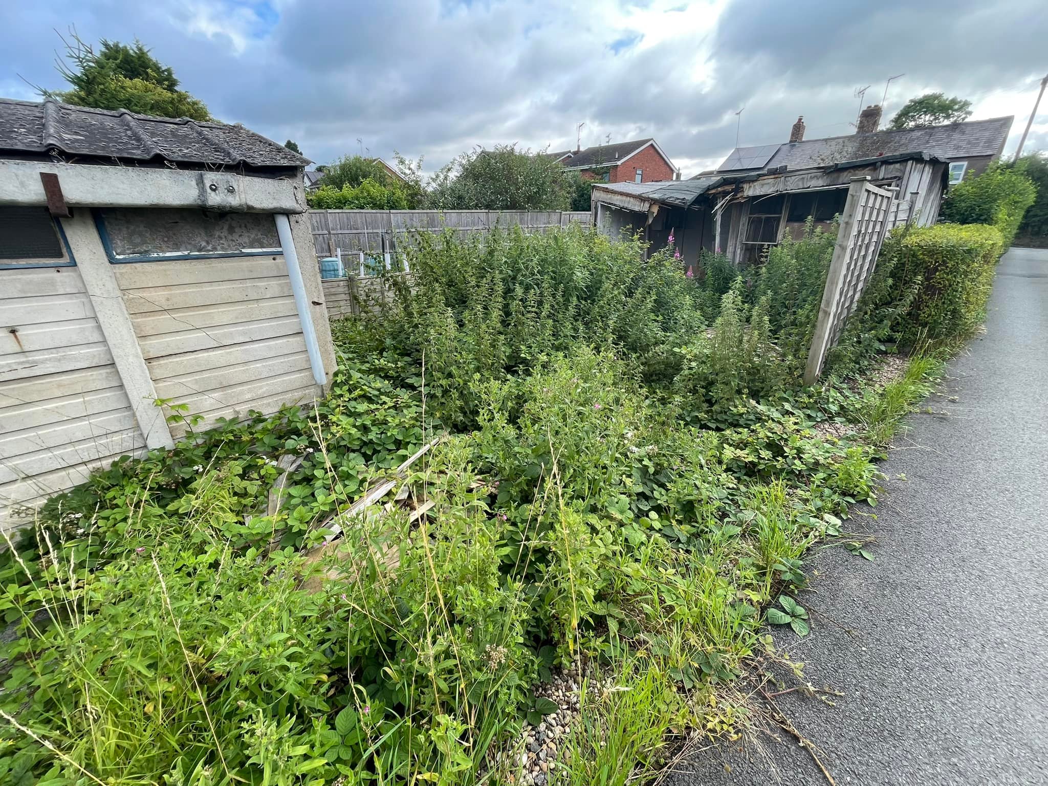 Garden tidy up in Bromsgrove, Worcestershire