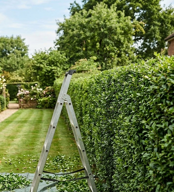 Hedge cutting and trimming in Stoke Prior by Yew Tree Garden Services